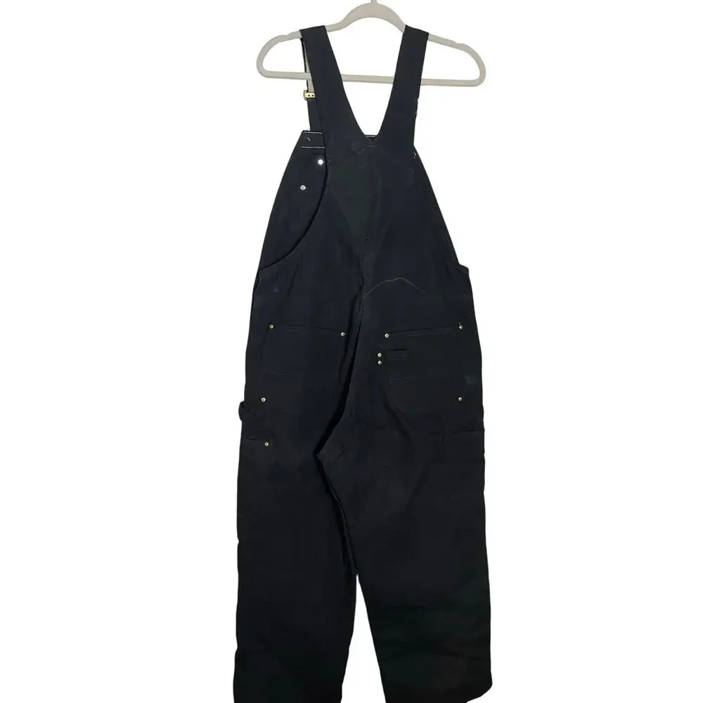 Carhartt | Firm Duck Insulated Bib Overalls Black 38 x 30